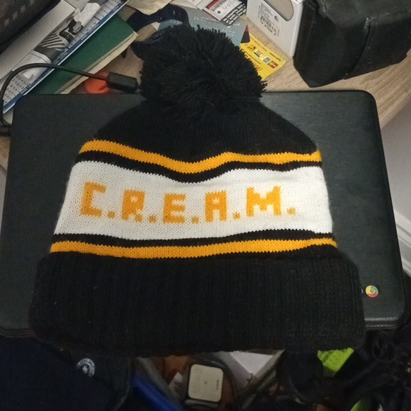 Wu Wear C.R.E.A.M( Cash Rules Everything Around Me)Beanie Hat/ Touque - Picture 2 of 2